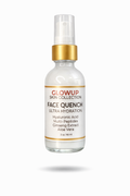 Face Quench Serum -- Deep Hydration Hyaluronic Acid, Multi-Peptides, Ginseng Extract - glowup-skin-collection